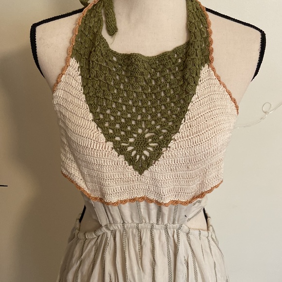 Free People Athena Goddess Gown Size Medium - Picture 9 of 13